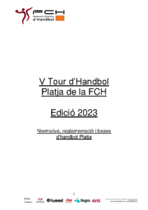 V Tour d’Handbol Platja de la FCH, Edició 2023